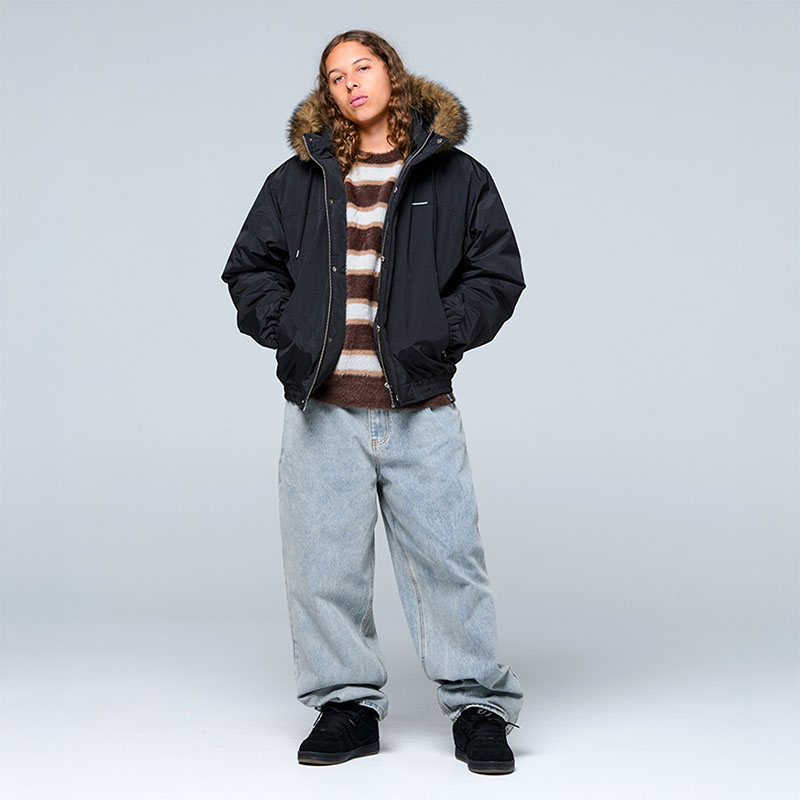 WKNDRS(ウィーケンダーズ)/ MOUNTAIN HOODED JACKET -BLACK-