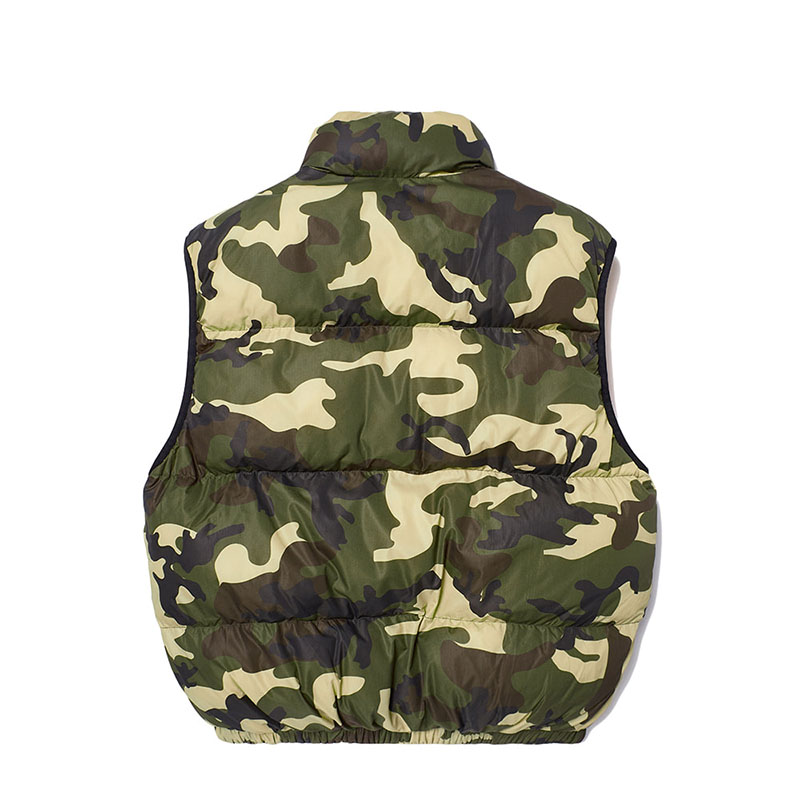 WKNDRS(ウィーケンダーズ)/ PUZZLE PUFFER VEST -CAMO-
