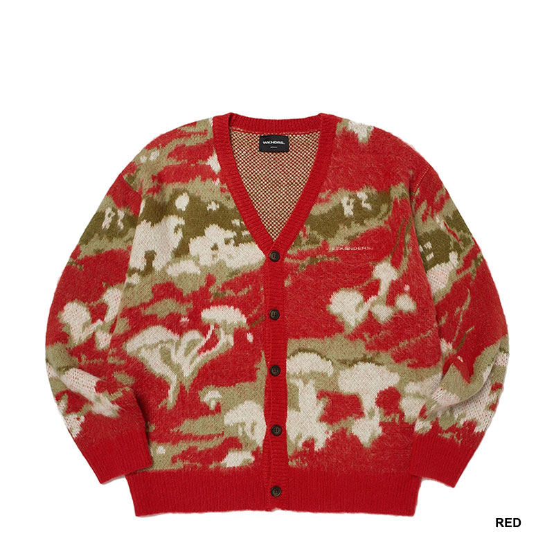 WKNDRS(ウィーケンダーズ)/ MASHROOM CARDIGAN -2COLOR-
