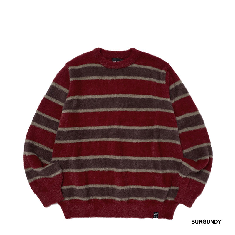 WKNDRS(ウィーケンダーズ)/ STRIPED KNIT SWEATER -2COLOR-