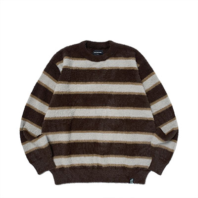 WKNDRS(ウィーケンダーズ)/ STRIPED KNIT SWEATER -2COLOR-