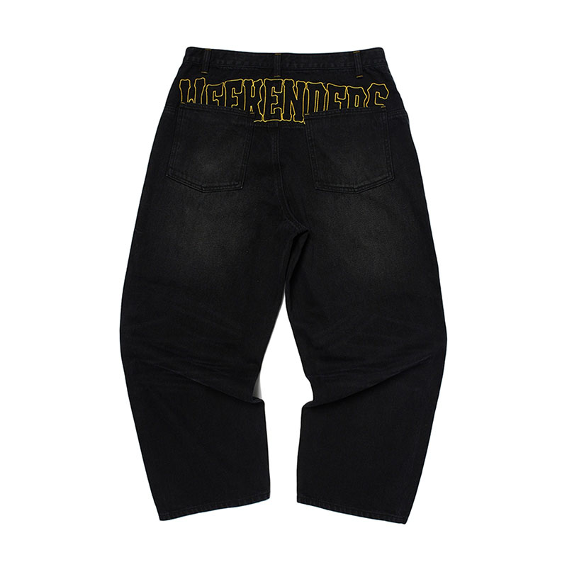 WKNDRS(ウィーケンダーズ)/ COWBOY DENIM PANTS -BLACK-