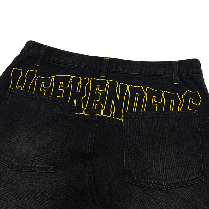 WKNDRS(ウィーケンダーズ)/ COWBOY DENIM PANTS -BLACK-