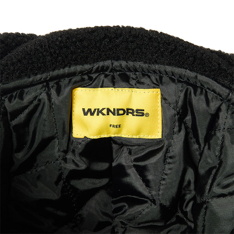 WKNDRS(ウィーケンダーズ)/ SHEPHERD TRAPPER HAT -BLACK-