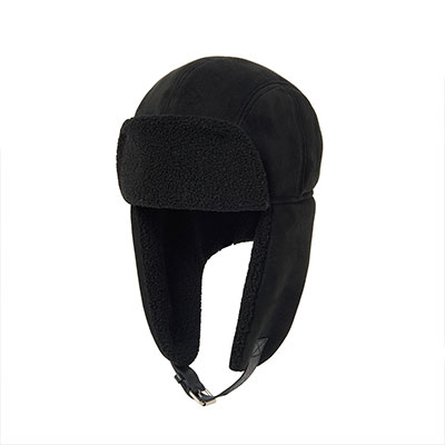 WKNDRS(ウィーケンダーズ)/ SHEPHERD TRAPPER HAT -BLACK-