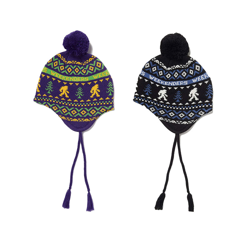 WKNDRS(ウィーケンダーズ)/ SASQUATCH EARFLAP BEANIE -2COLOR-
