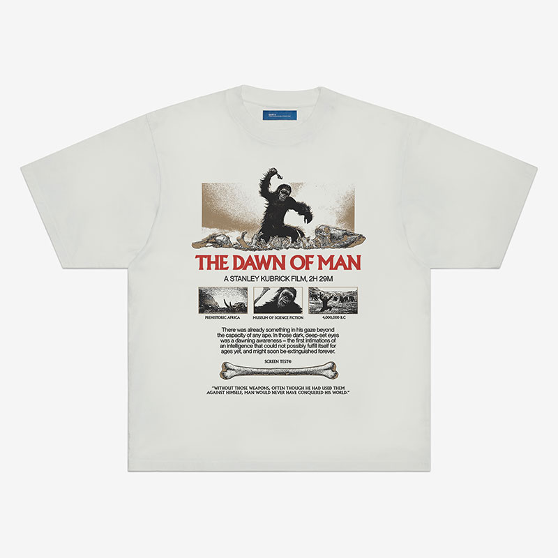 SCRT(エスシーアールティー/スクリーンテスト)/ Dawn of Man T-Shirt -BONE-