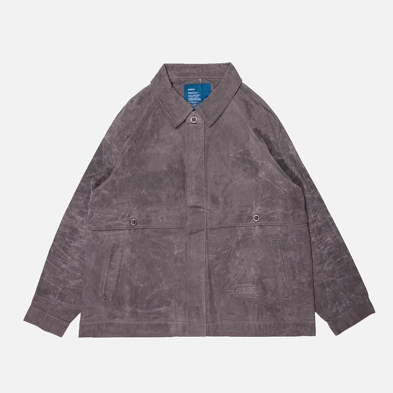 SCRT(エスシーアールティー/スクリーンテスト)/ Waxed Moon Jacket -GREY-