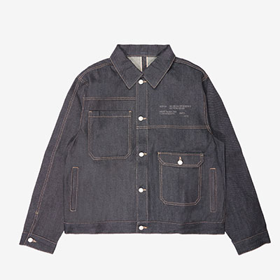 SCRT(エスシーアールティー/スクリーンテスト)/ Asymmetric Denim Jacket -INDIGO-