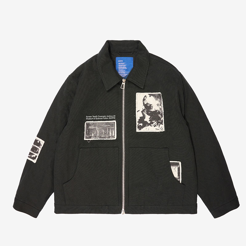 SCRT(エスシーアールティー/スクリーンテスト)/ Quilted Nexus Work Jacket -BLACK-