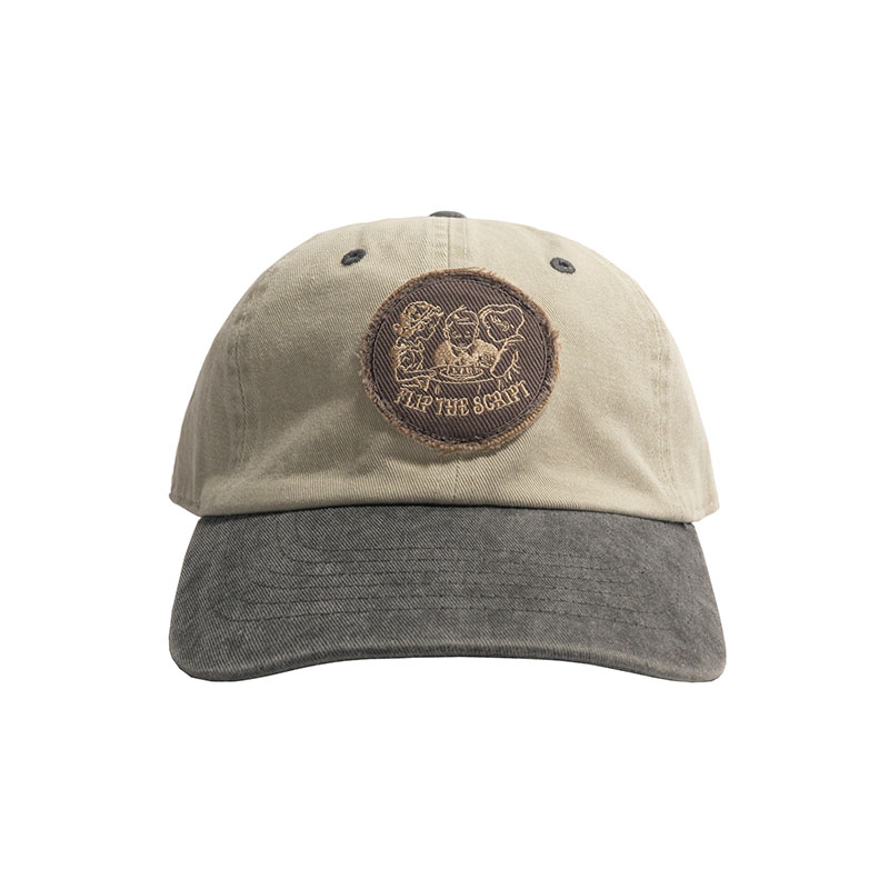 FLIP THE SCRIPT(フリップザスクリプト)/ WAPPEN 2TONE CAP -2.COLOR-(BLACK/GREY)