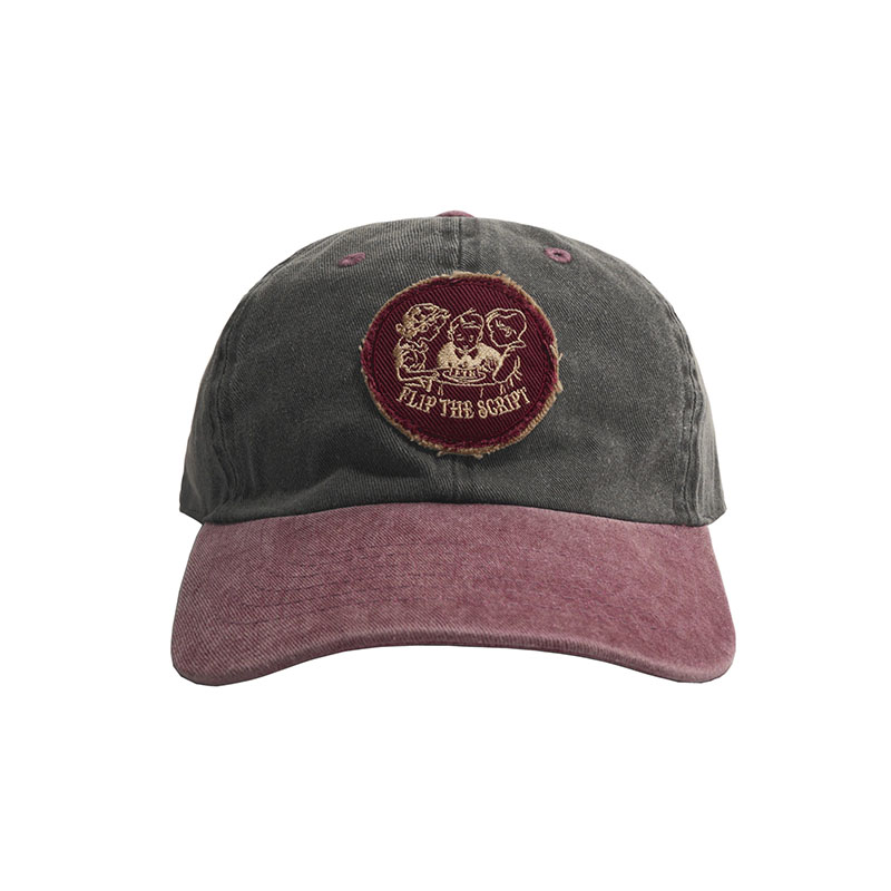 FLIP THE SCRIPT(フリップザスクリプト)/ WAPPEN 2TONE CAP -2.COLOR-(RED/BLACK)