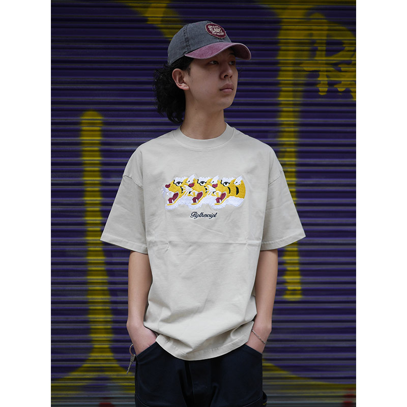 【2024】お歳暮・冬ギフト 3T SCRIPT(フリップザスクリプト)/ THE FLIP SS -3.COLOR TEE トップス
