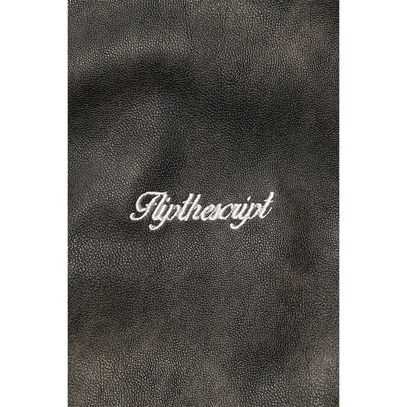 FLIP THE SCRIPT(フリップザスクリプト)/ HARP PU LEATHER JACKET -3COLOR-