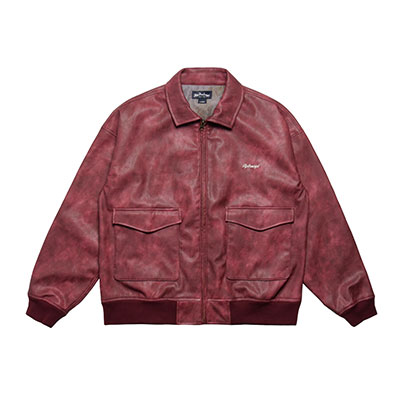 FLIP THE SCRIPT(フリップザスクリプト)/ HARP PU LEATHER JACKET -3COLOR-