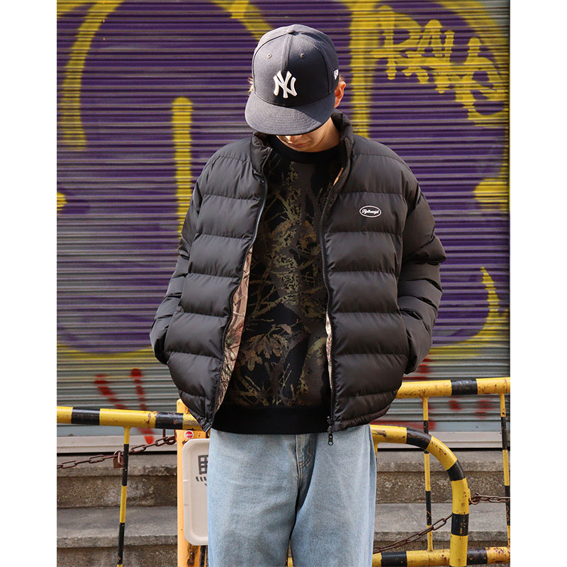 FLIP THE SCRIPT(フリップザスクリプト)/ REVERSIBLE PUFFER JACKET -2COLOR-