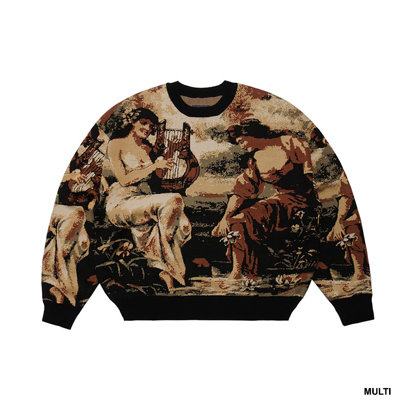FLIP THE SCRIPT(フリップザスクリプト)/ HARP KNIT CREW -2COLOR-