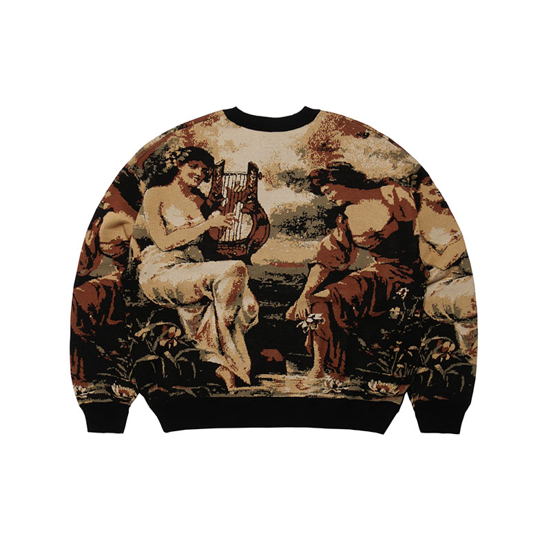 FLIP THE SCRIPT(フリップザスクリプト)/ HARP KNIT CREW -2COLOR-