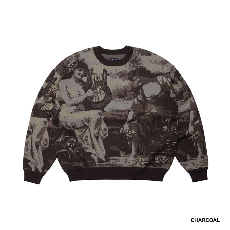 FLIP THE SCRIPT(フリップザスクリプト)/ HARP KNIT CREW -2COLOR-
