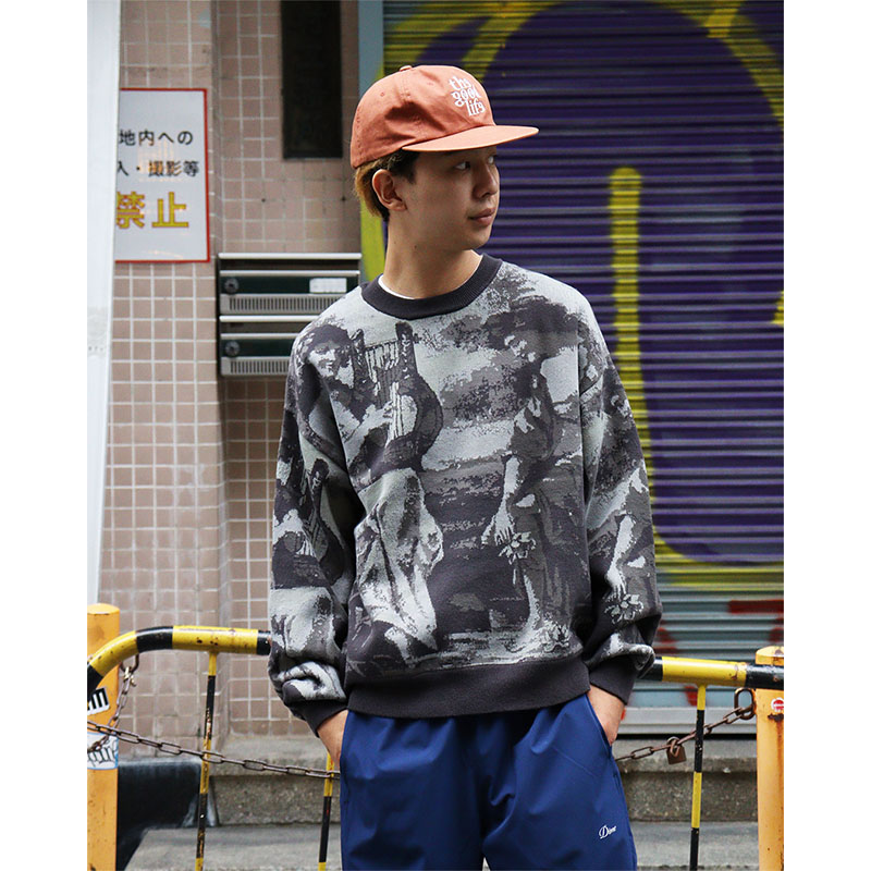 FLIP THE SCRIPT(フリップザスクリプト)/ HARP KNIT CREW -2COLOR-