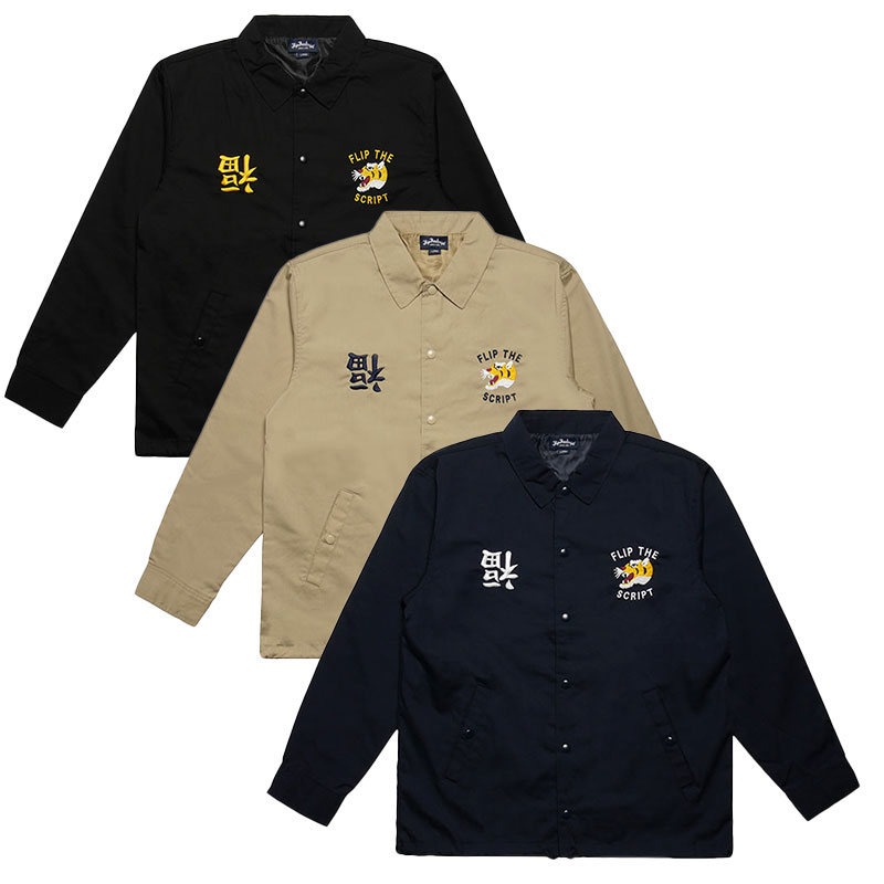 FLIP THE SCRIPT(フリップザスクリプト)/ TIGER COACH JACKET -3.COLOR-