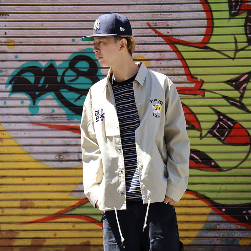 FLIP THE SCRIPT(フリップザスクリプト)/ TIGER COACH JACKET -3.COLOR-