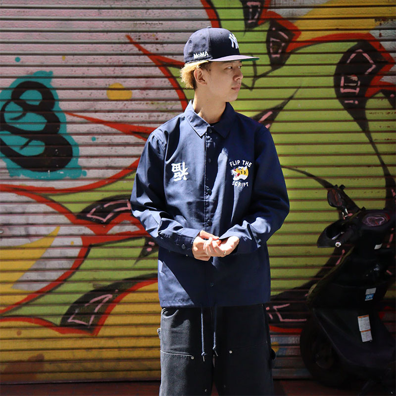 FLIP THE SCRIPT(フリップザスクリプト)/ TIGER COACH JACKET -3.COLOR-