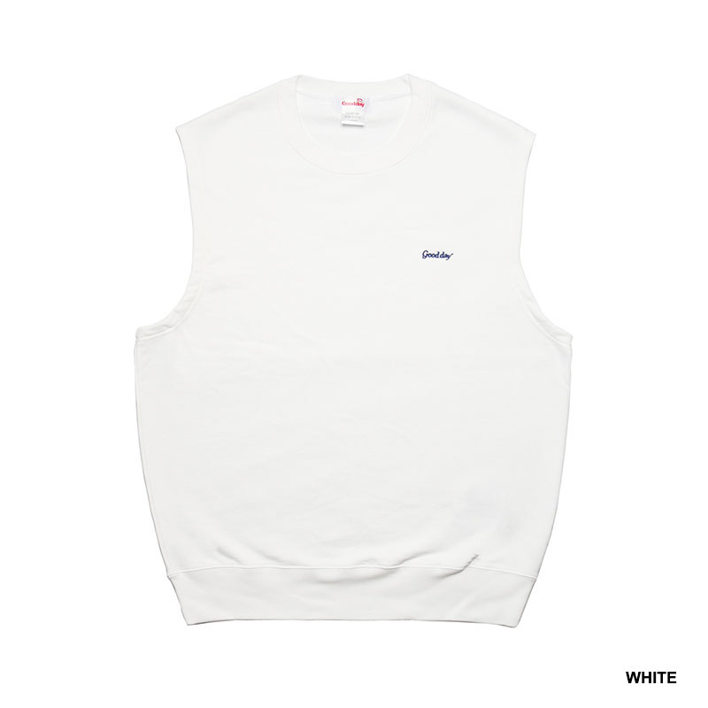 GOOD DAY(グッデイ)/ LOGO SLEEVELESS SWEAT -3.COLOR-
