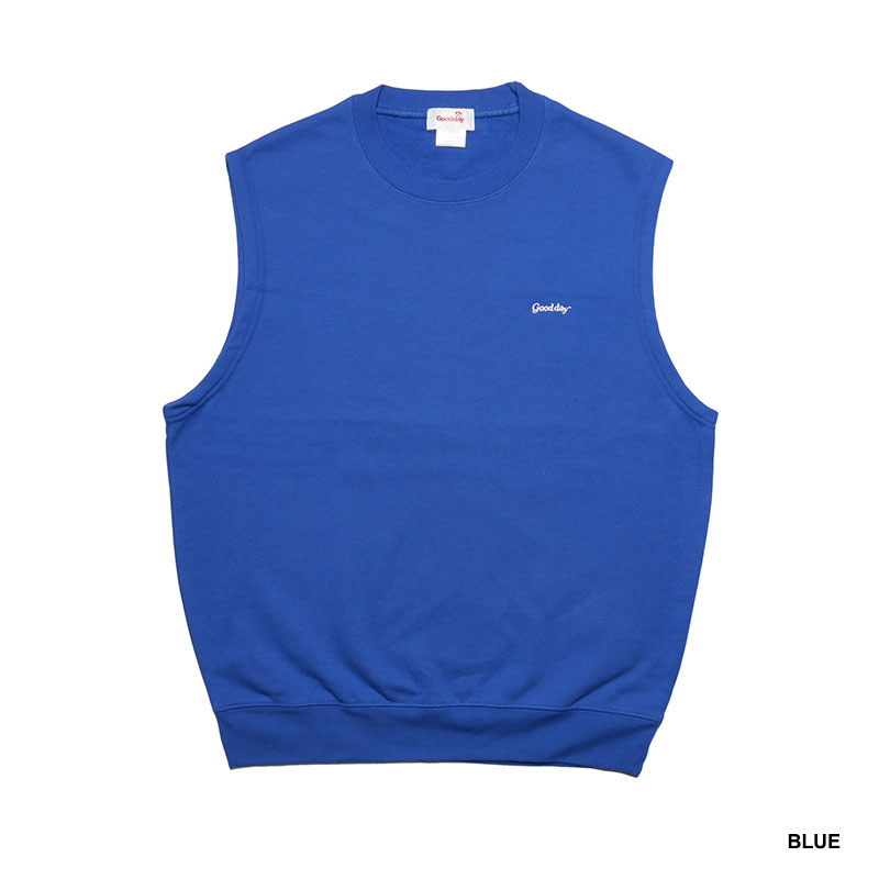 GOOD DAY(グッデイ)/ LOGO SLEEVELESS SWEAT -3.COLOR-