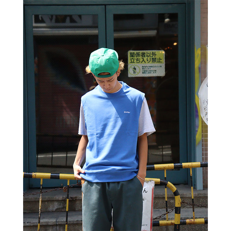 GOOD DAY(グッデイ)/ LOGO SLEEVELESS SWEAT -3.COLOR-