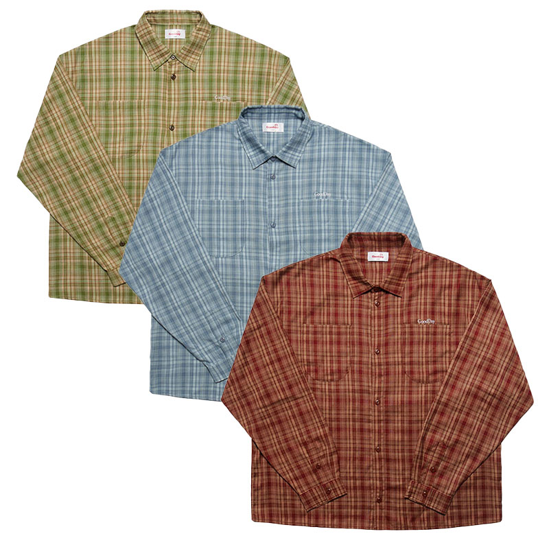 GOOD DAY(グッデイ)/ CHECK SHIRT -3.COLOR-