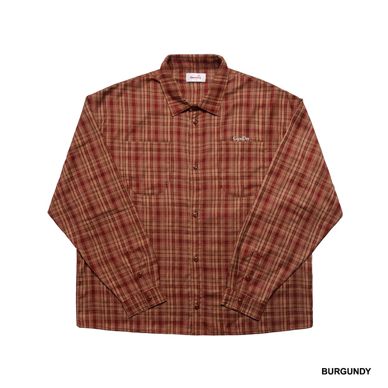 GOOD DAY(グッデイ)/ CHECK SHIRT -3.COLOR-