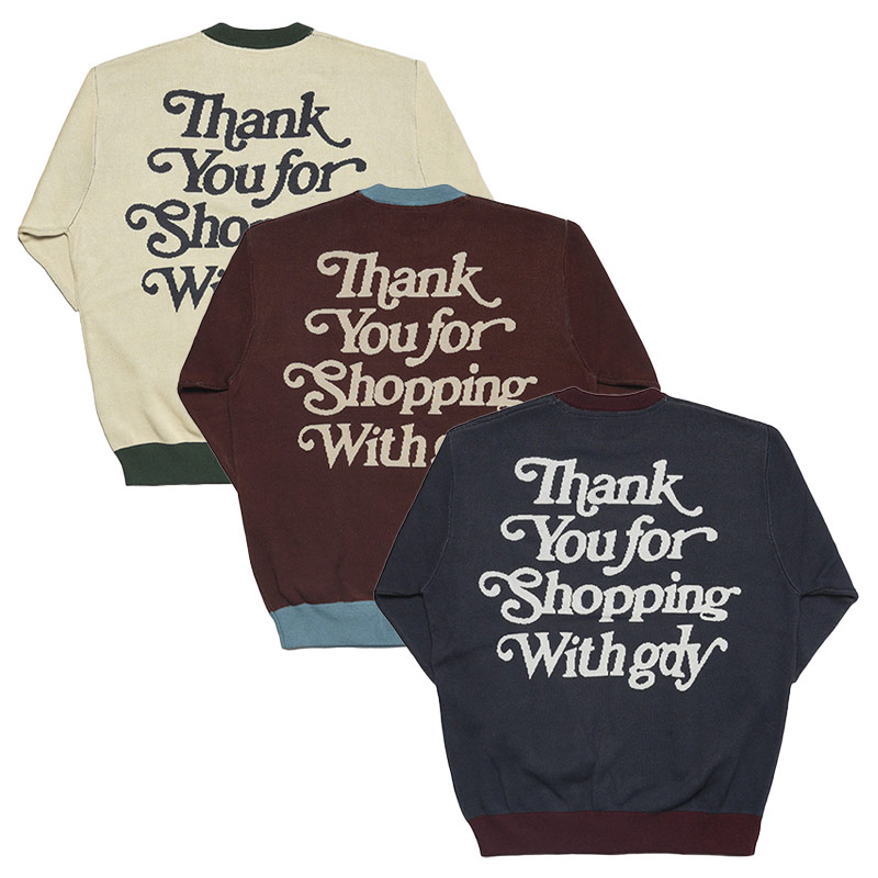 GOOD DAY(グッデイ)/ TYFSW RINGER CREW KNIT -3.COLOR-