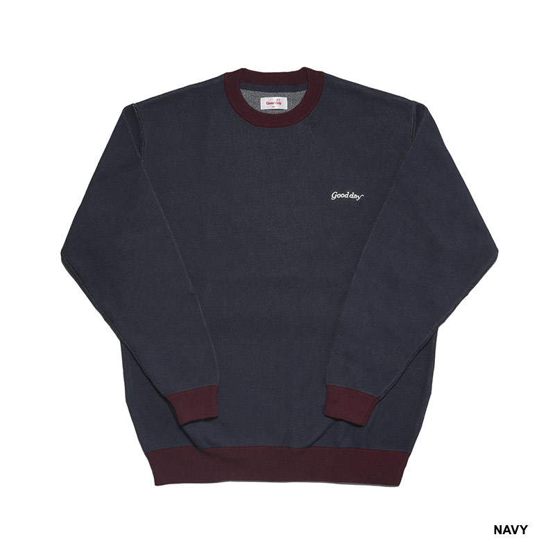 GOOD DAY(グッデイ)/ TYFSW RINGER CREW KNIT -3.COLOR-