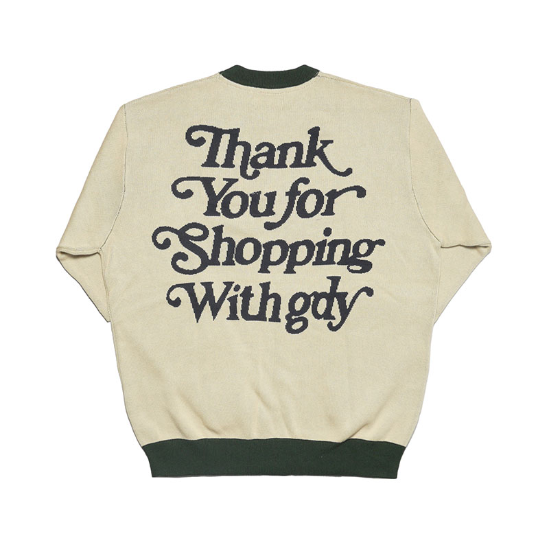 GOOD DAY(グッデイ)/ TYFSW RINGER CREW KNIT -3.COLOR-(NATURAL)