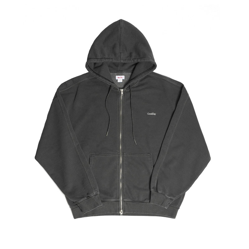 GOOD DAY(グッデイ)/ LOGO FADE HOOD SW -CHARCOAL-