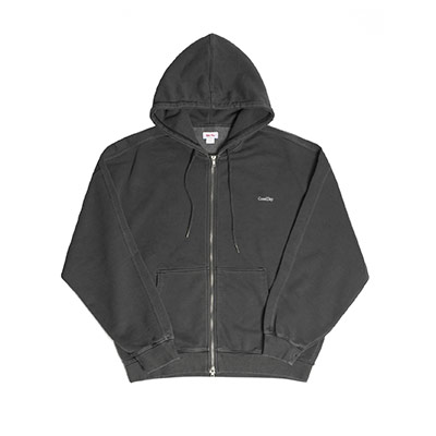 GOOD DAY(グッデイ)/ LOGO FADE HOOD SW -CHARCOAL-