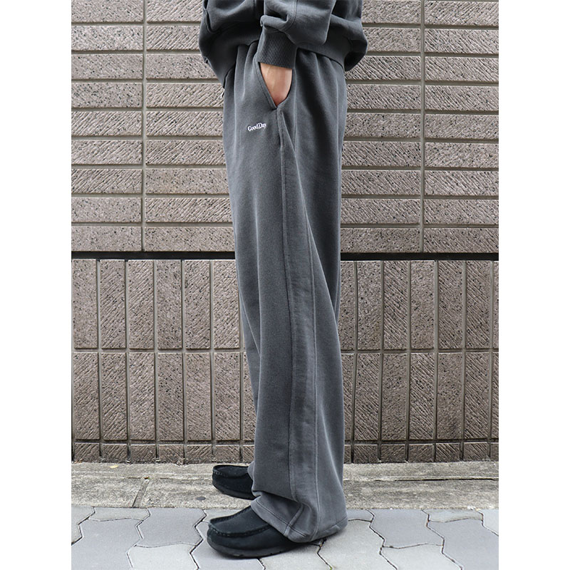 GOOD DAY(グッデイ)/ LOGO FADE SW PANTS -CHARCOAL-