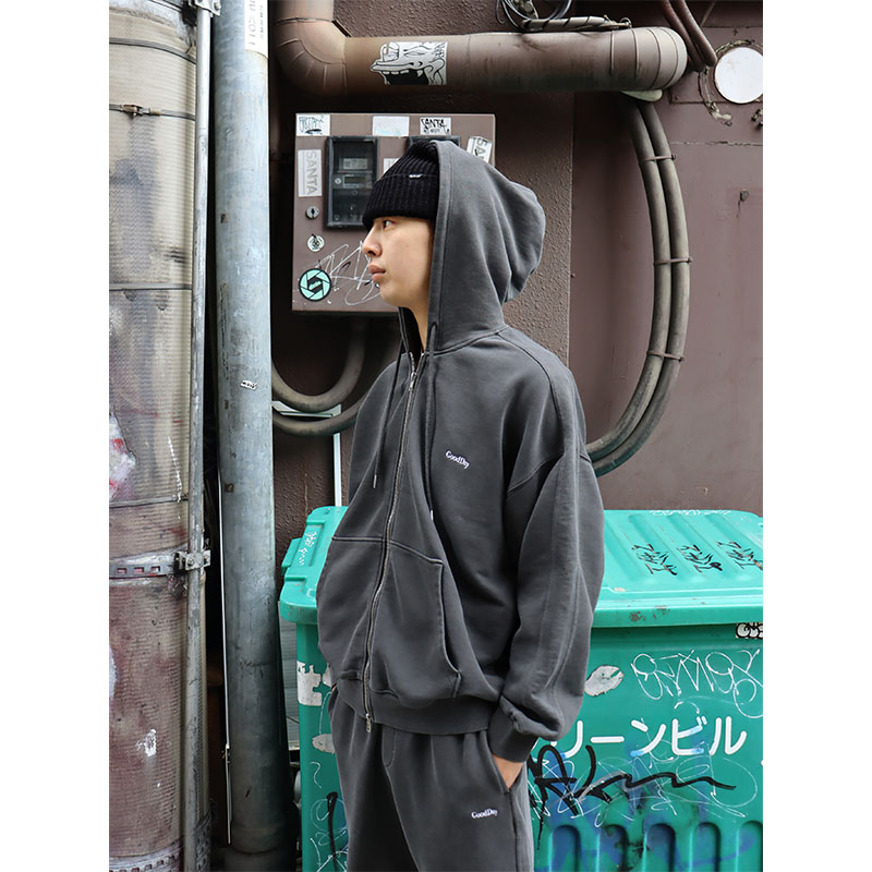 GOOD DAY(グッデイ)/ LOGO FADE SW PANTS -CHARCOAL-