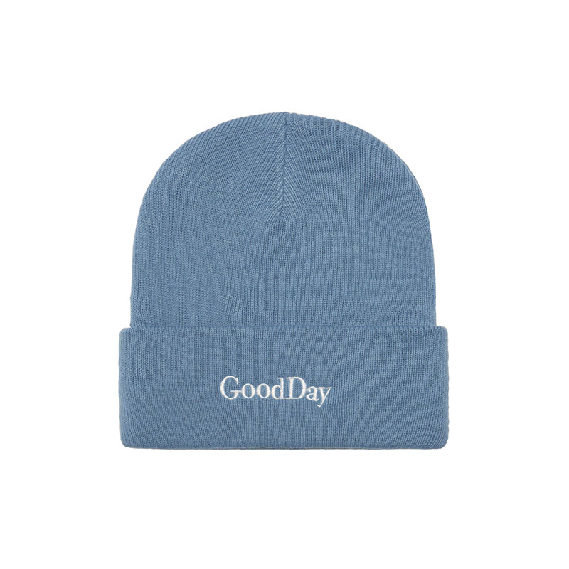 GOOD DAY(グッデイ)/ CAMO KNIT CAP -3.COLOR-(BLUE)