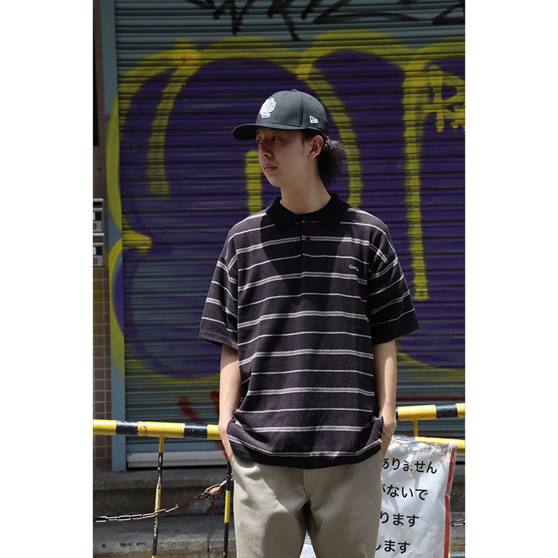 GOOD DAY(グッデイ)/ BORDER KNIT POLO -3COLOR-