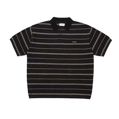 GOOD DAY(グッデイ)/ BORDER KNIT POLO -3COLOR-