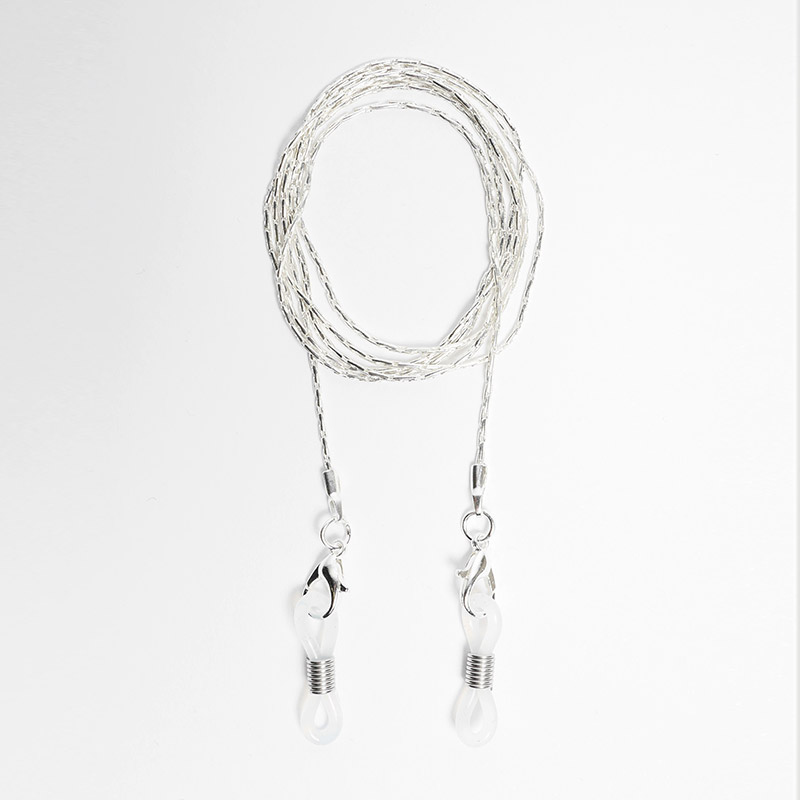 LUCHINI(ルチニ)/ METAL GLASS CORD -3.COLOR-(SILVER)