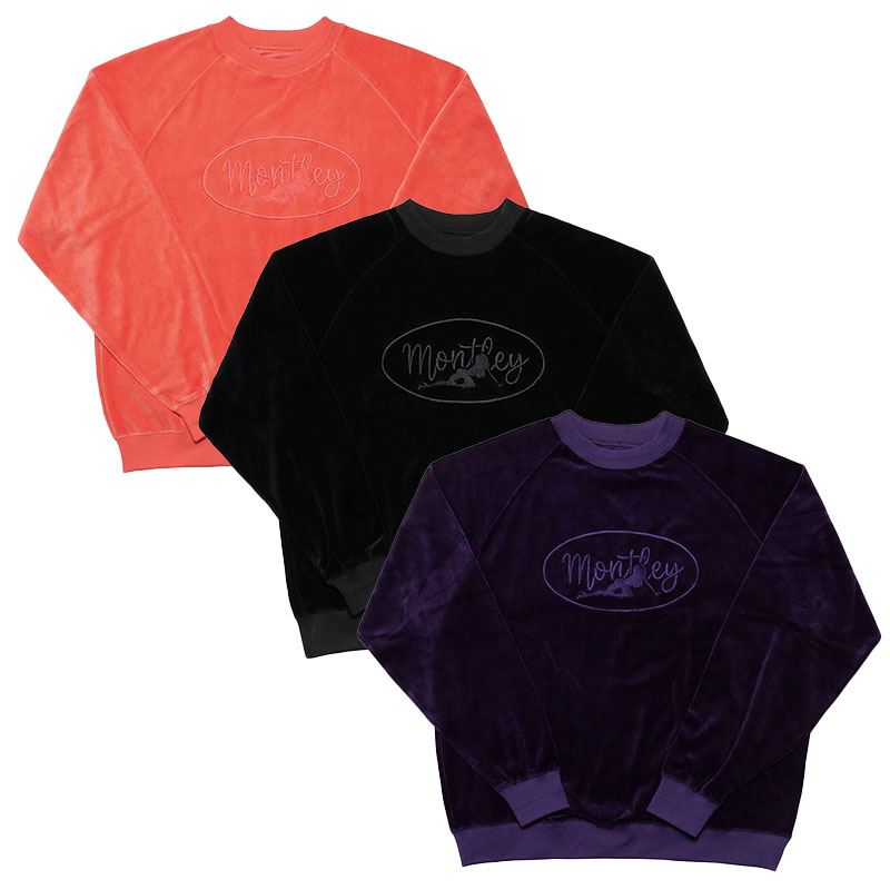 MONTLEY(モーレー)/ VELOR CREW -3.COLOR-