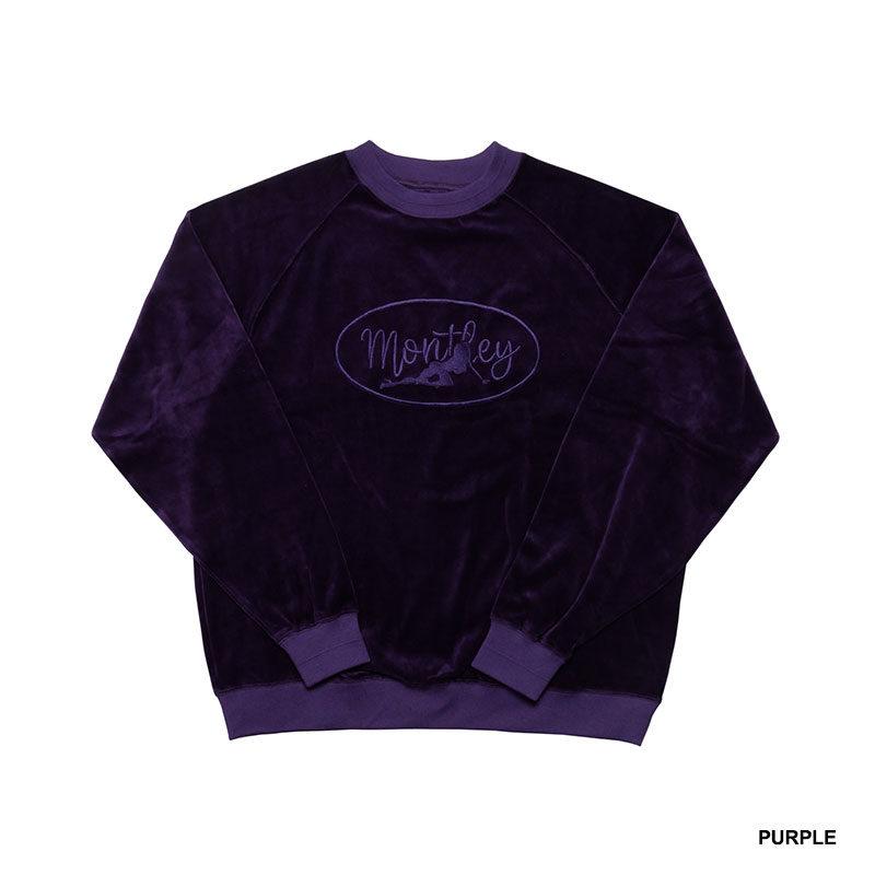 MONTLEY(モーレー)/ VELOR CREW -3.COLOR-