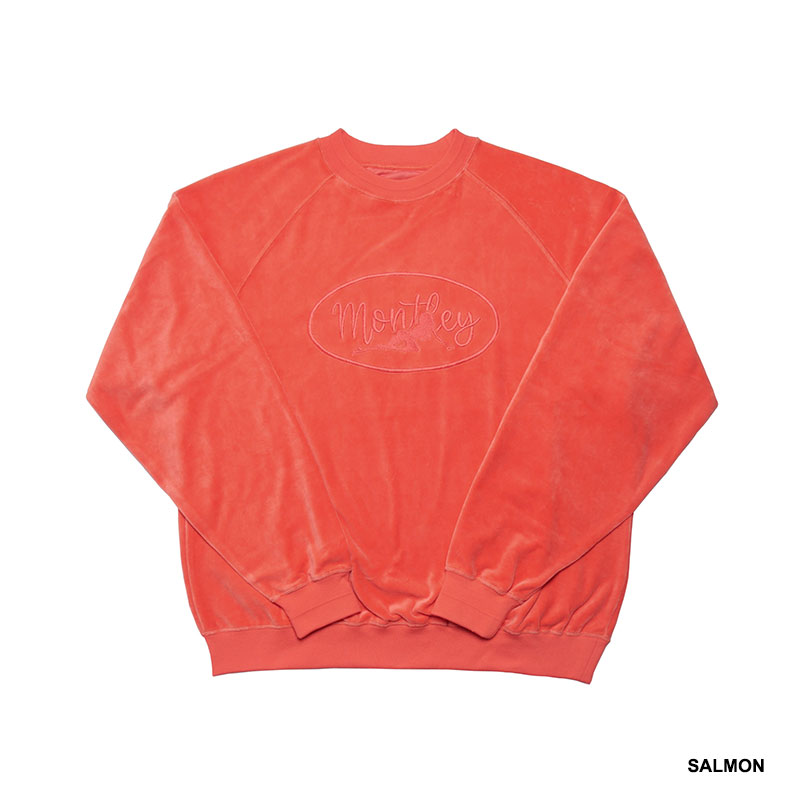 MONTLEY(モーレー)/ VELOR CREW -3.COLOR-