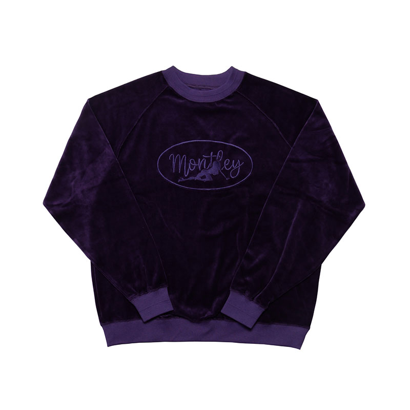 MONTLEY(モーレー)/ VELOR CREW -3.COLOR-(PURPLE)