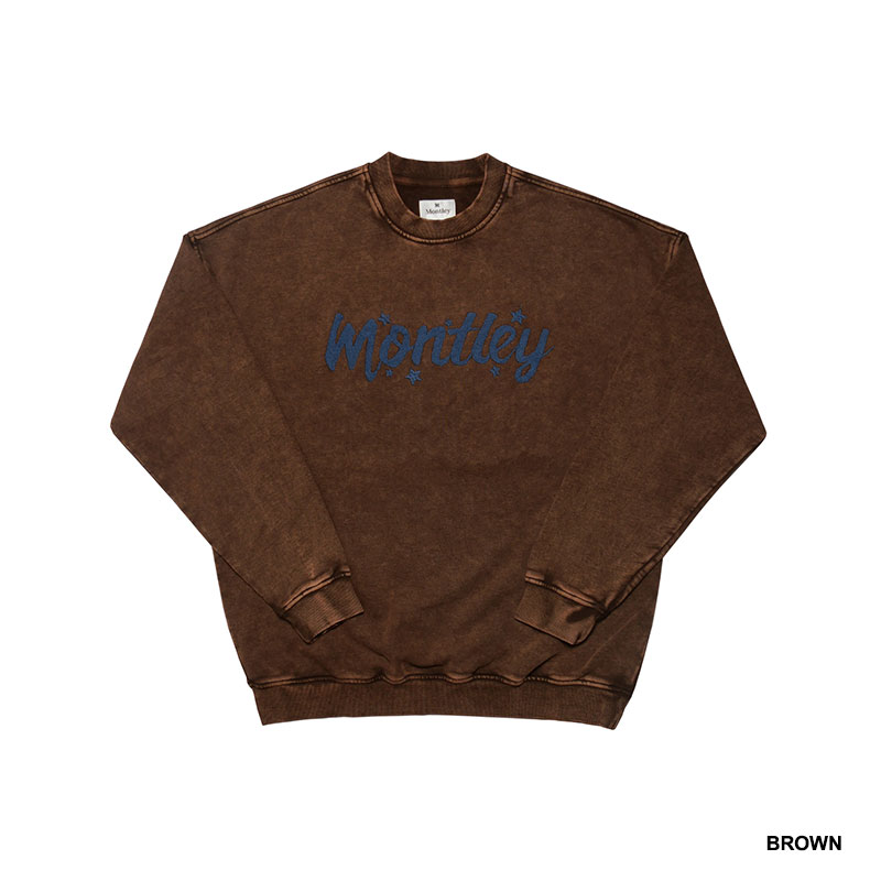 MONTLEY(モーレー)/ LOGO VINTAGE CREW SWEAT -3.COLOR-