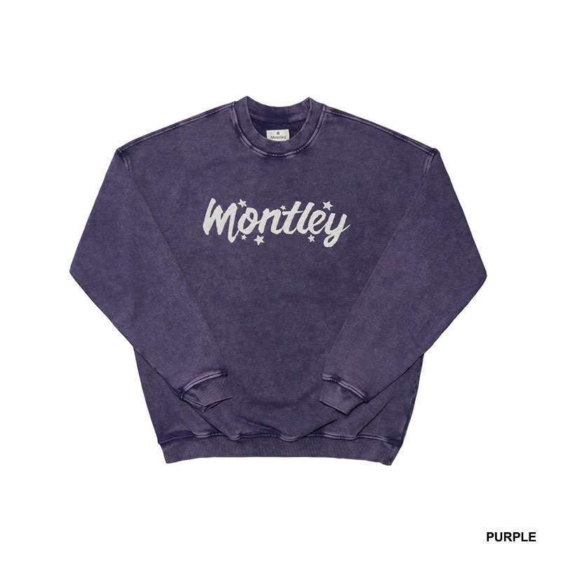 MONTLEY(モーレー)/ LOGO VINTAGE CREW SWEAT -3.COLOR-