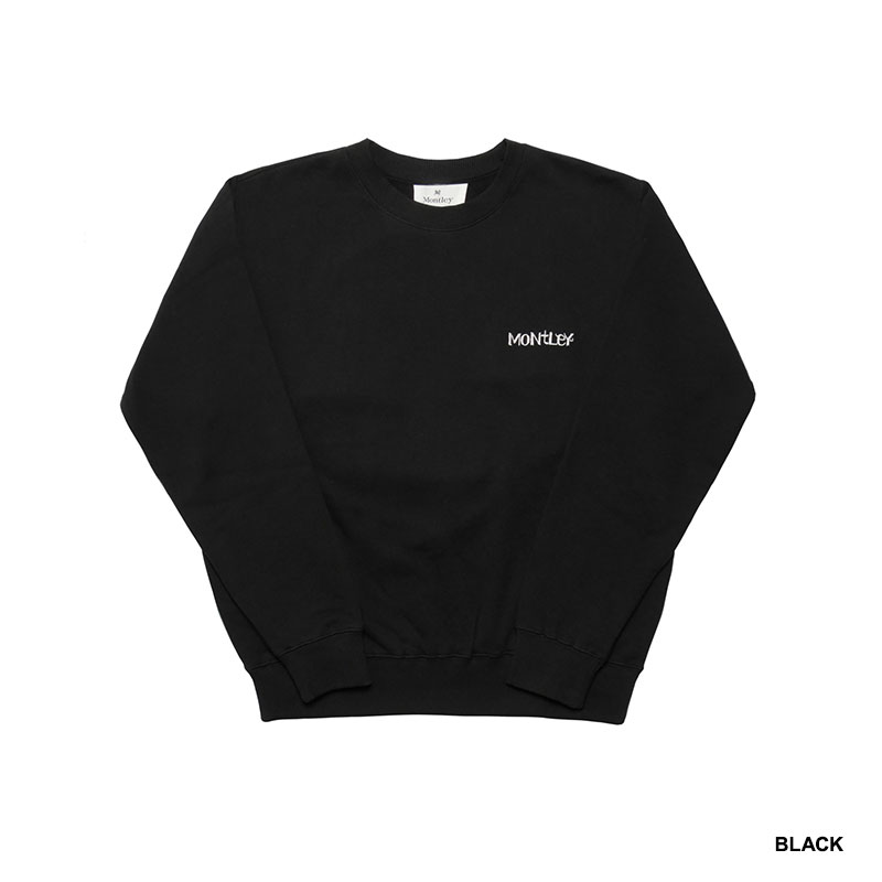 MONTLEY(モーレー)/ CIRCLE FLOWER PILE CREW SWEAT -3.COLOR-